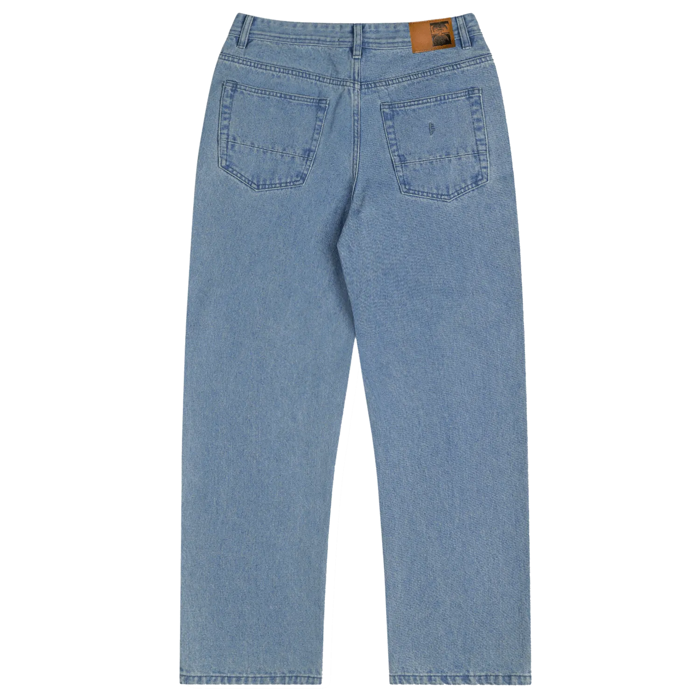 Former Merchandise Crux Denim Pant Washed Blue - ARROW & BEAST