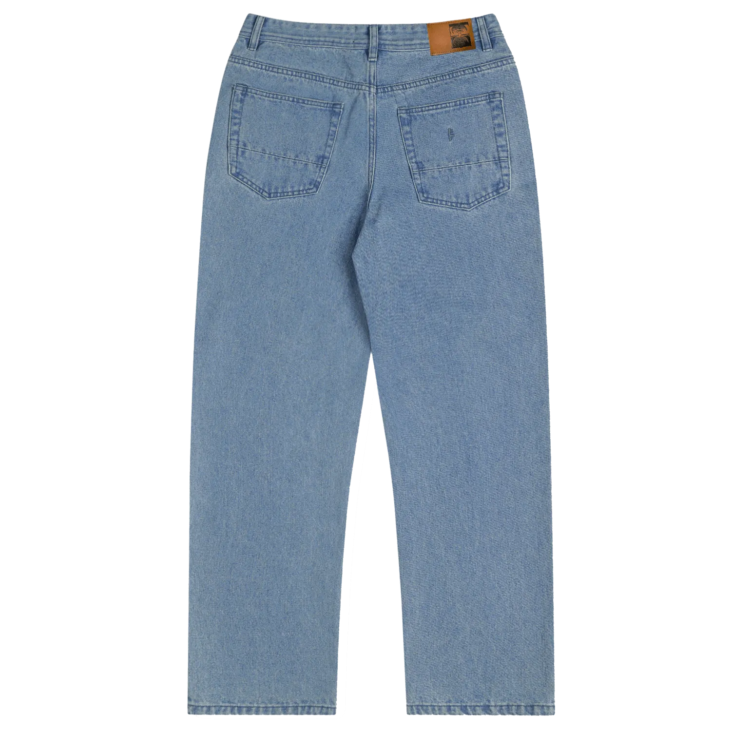 Former Merchandise Crux Denim Pant Washed Blue - ARROW & BEAST