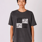 Former Merchandise Dire Tee Washed Black - ARROW & BEAST