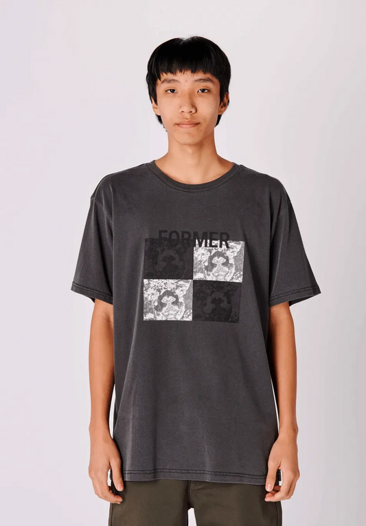 Former Merchandise Dire Tee Washed Black - ARROW & BEAST