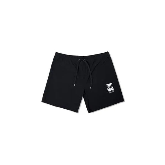 Former - MEIN SWANS SWIM TRUNK - Black - ARROW & BEAST