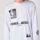 Former Merchandise Ruptured LS Tee White - ARROW & BEAST