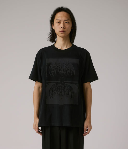 FORMER MERCHANDISE COMPLICRUX T-SHIRT BLACK OVERDYE