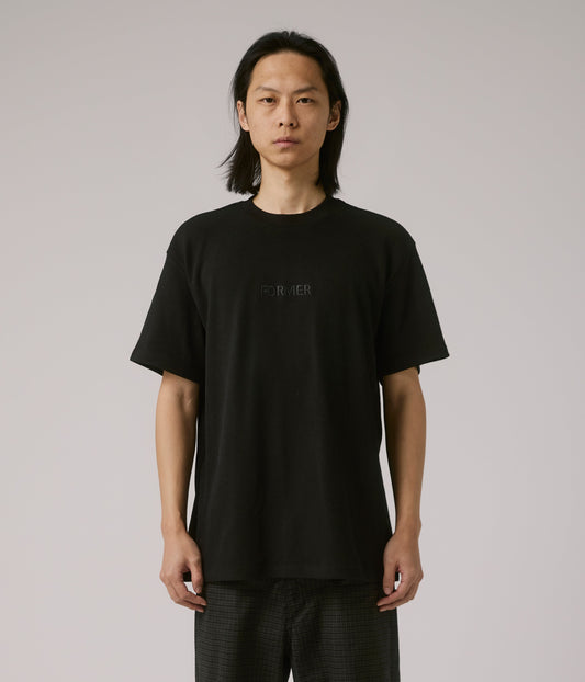 FORMER MERCHANDISE LEGACY WAFFLE T-SHIRT BLACK