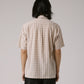 FORMER MERCHANDISE MANNERS CHECK SS SHIRT TAUPE