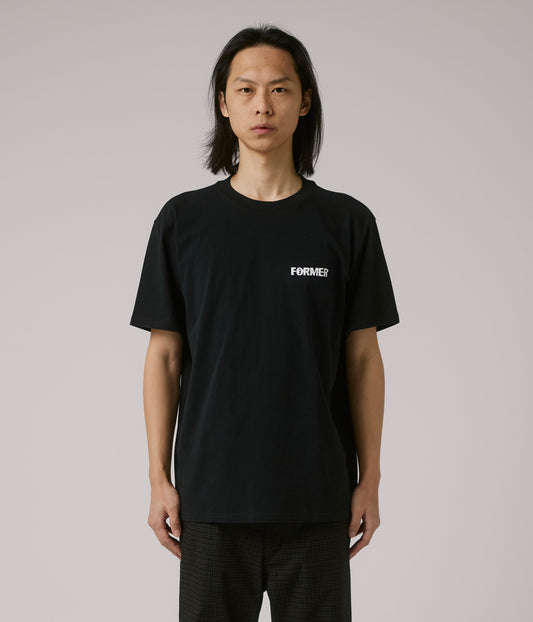 FORMER MERCHANDISE LABYRINTH T-SHIRT BLACK