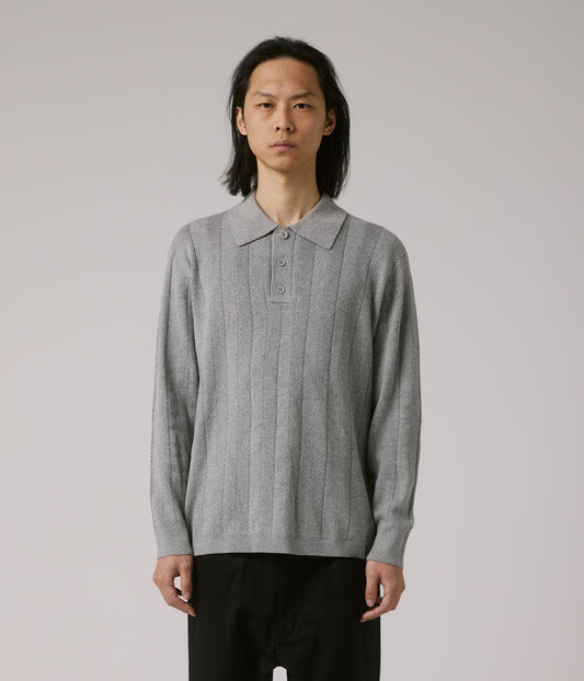 FORMER MERCHANDISE AG LS POLO GREY