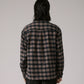 FORMER MERCHANDISE MANNERS PLAID LS SHIRT TAUPE