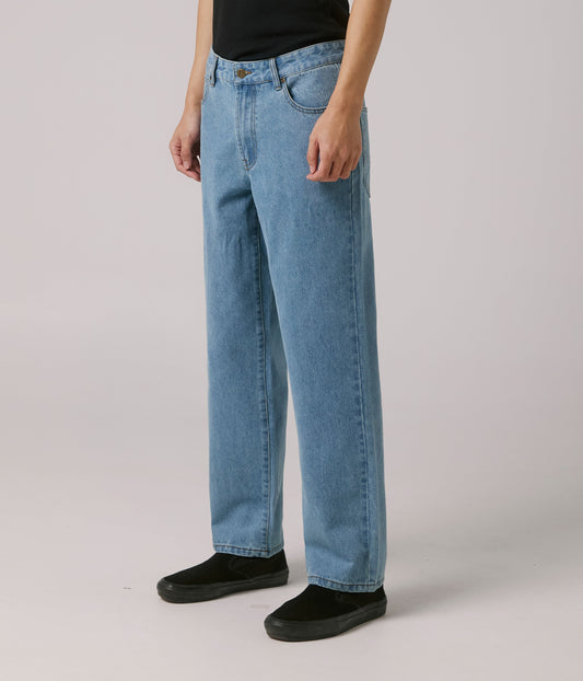 FORMER MERCHANDISE CRUX DENIM PANT WASHED BLUE