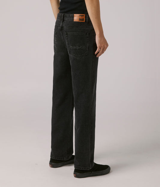 FORMER MERCHANDISE CRUX DENIM PANT WASHED BLACK