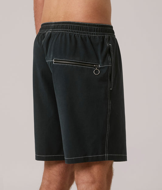 FORMER MERCHANDISE SWANS BAGGY 18 SWIM TRUNK BLACK