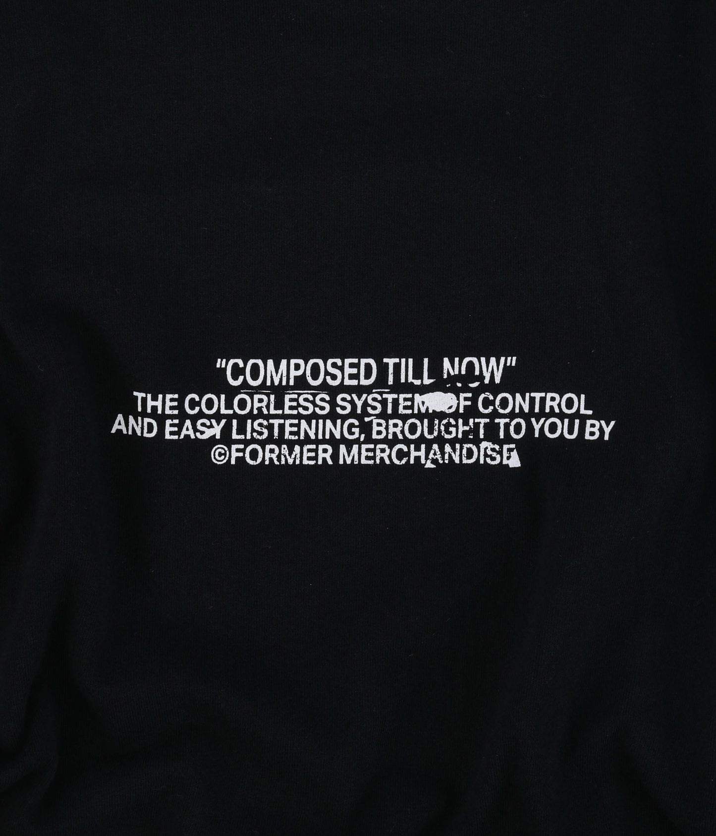 COMPOSED T-SHIRT // BLACK