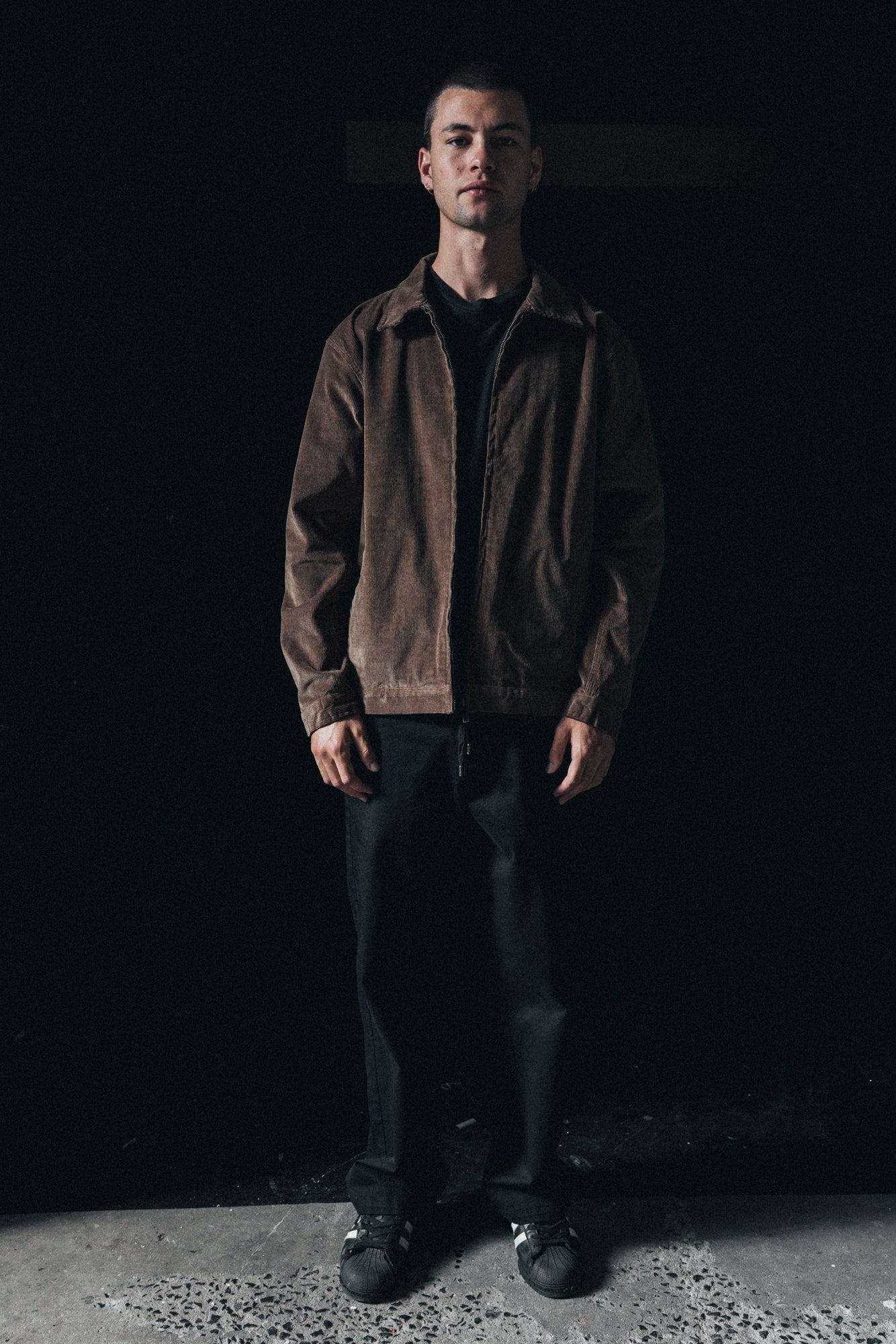 DISTEND CORD JACKET // BROWN