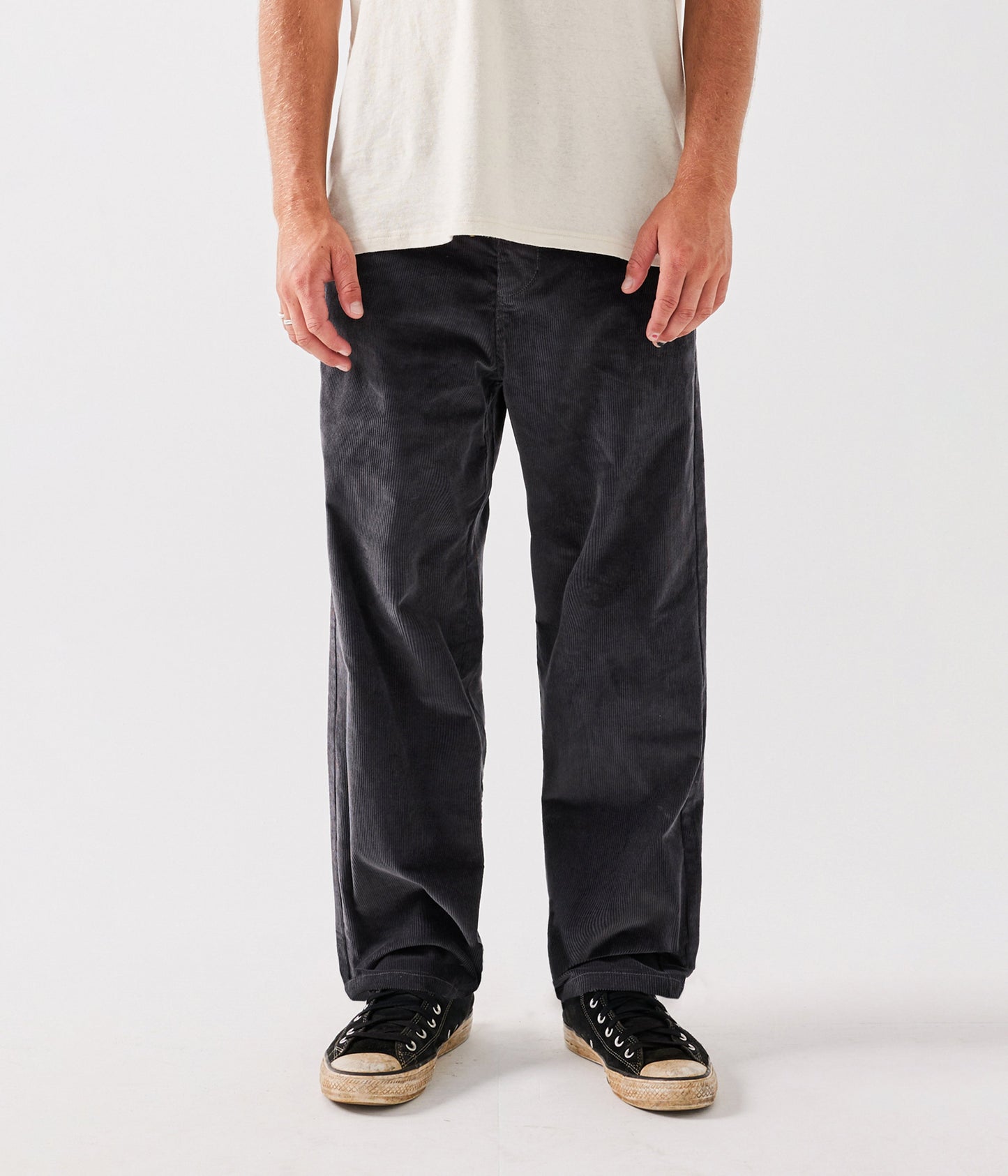 CRUX CORD PANT - WIDE // PEPPER