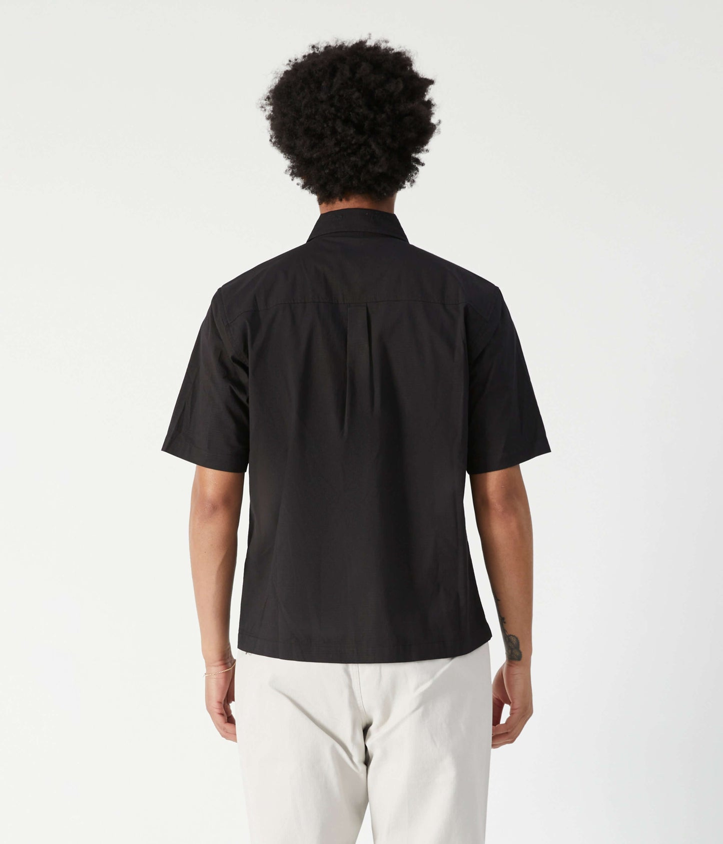 VIVIAN SNAKE SS SHIRT // BLACK